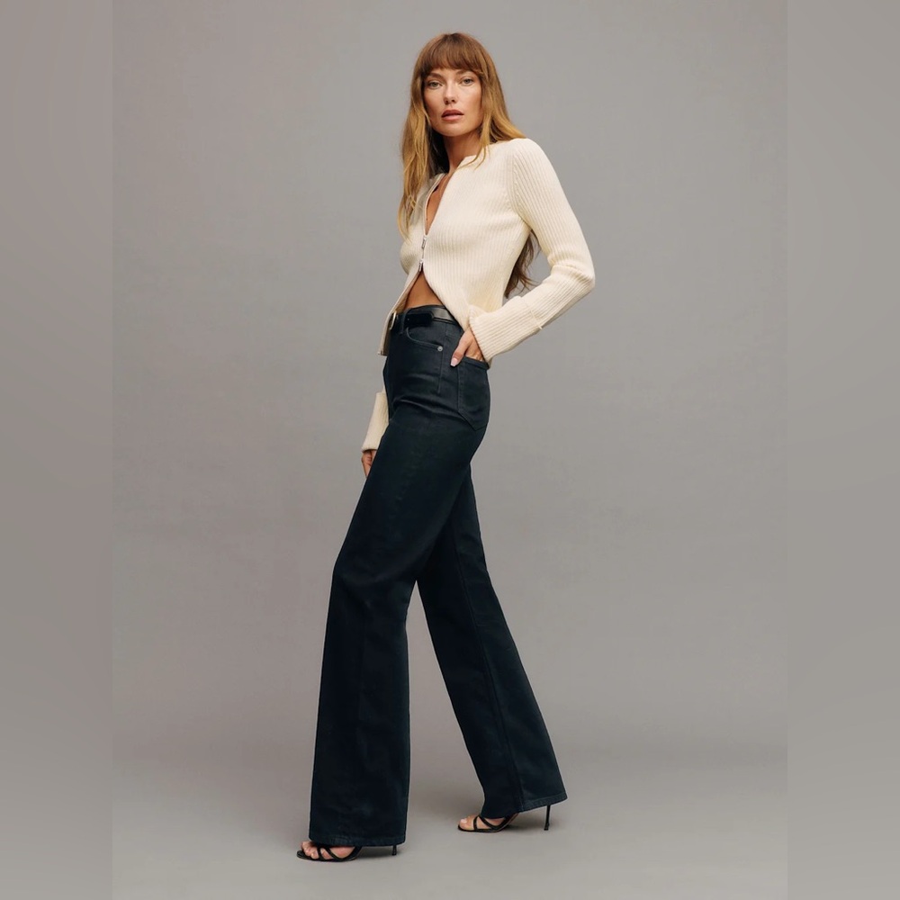 Reformation Wilder Stretch High Rise Wide Leg Jeans - Picture 5 of 14